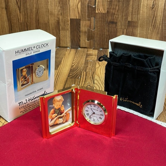 Hummel Wall Decor Vintage Hummel Clock Mj Hummel Solid Brass Poshmark
